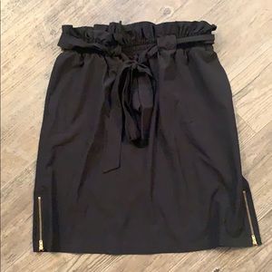 Albion bow skirt-black